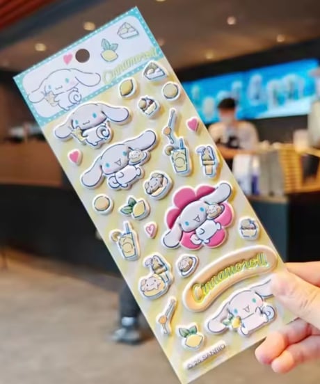 【即納】中国シール ぷっくりシール サンリオキャラクターズ （8種セット）