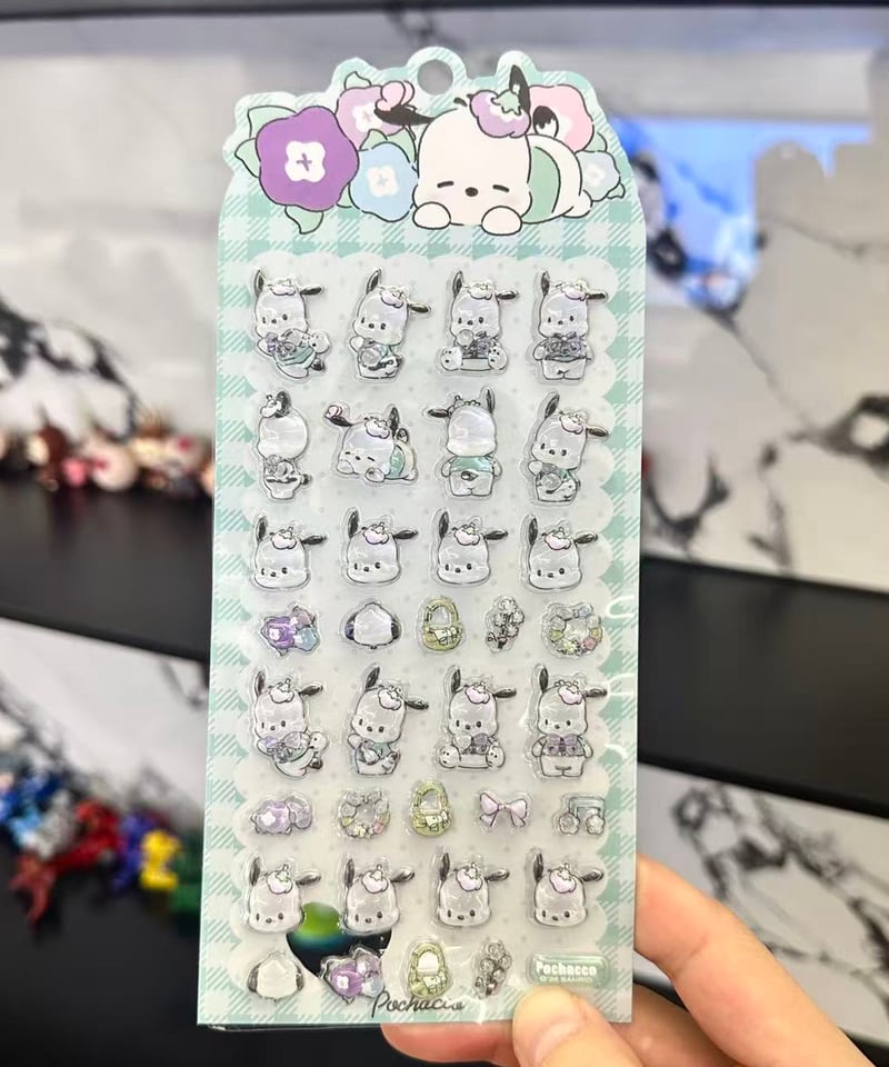 即納】立体シール サンリオキャラクターズ ポチャッコ（単品） | DEAR SEAL
