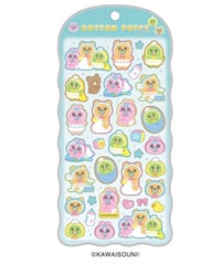 【即納】コットンパフィーシール　おぱんちゅうさぎ2