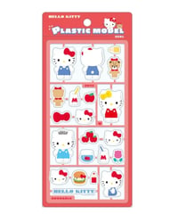 【即納】サンリオキャラクターズ プラスチックモデル風シール　ハローキティ