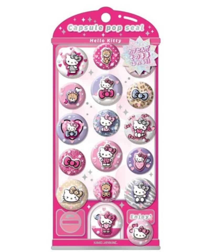 サンリオ CAPSULE POP SEAL【ハローキティ/ギャル】 | DEAR SEAL