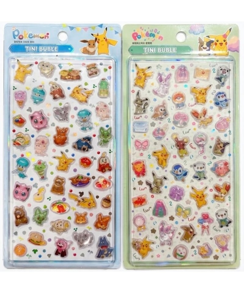 即納】ポケモン TINI BUBLEステッカー （単品） | DEAR SEAL