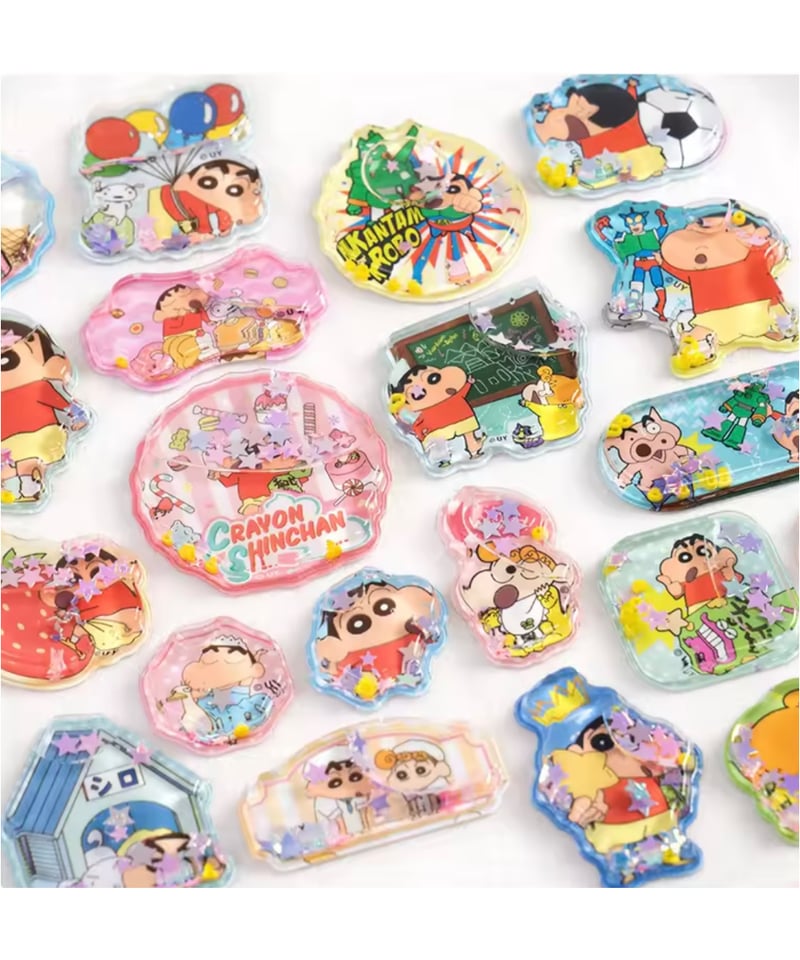 【正規品】クレヨンしんちゃんウォーターシール4枚セット　日本未発売 クレヨンしんちゃん ウォーターシール 水シール4枚正規品｜Yahoo
