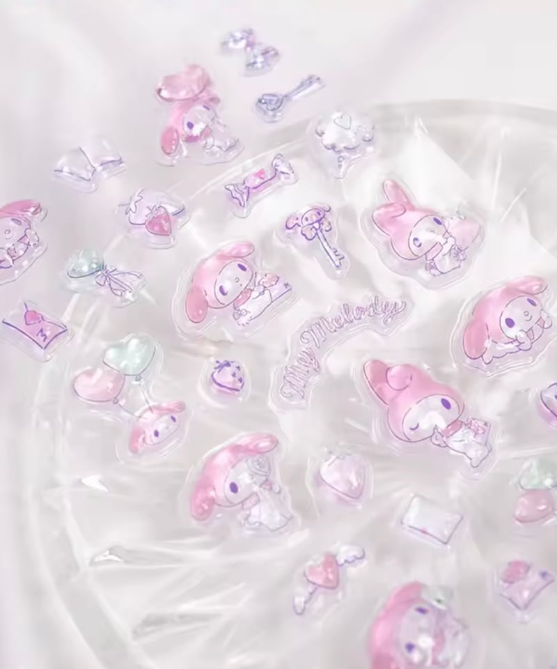 即納】中国シール 立体シール マイメロディ②（2種セット） | DEAR SEAL