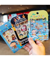 【即納】中国シール クレヨンしんちゃん ドロップシール（6種セット）
