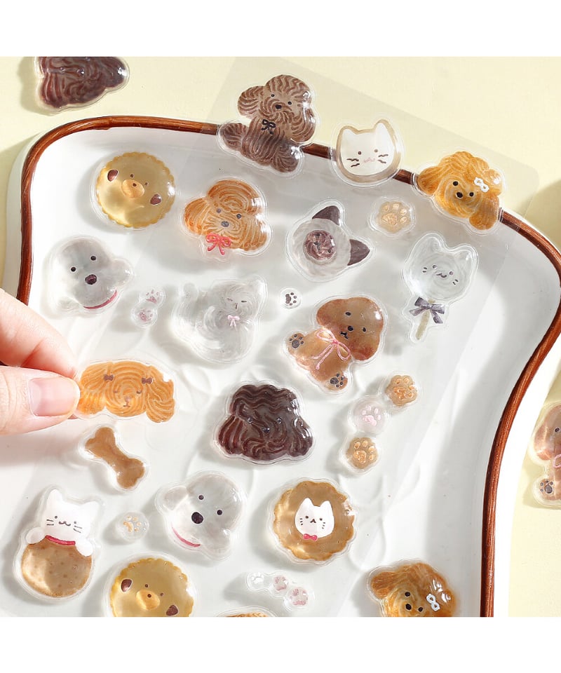 即納】きゅるるんシール ふわふわanimals | DEAR SEAL