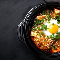 辛糀たれで作る　スンドゥブ・チゲ
