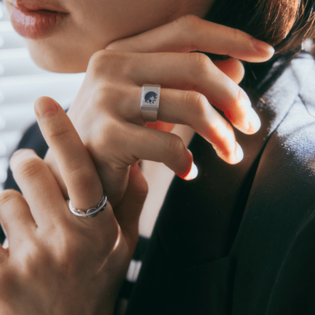 Midnight Bloom Ring