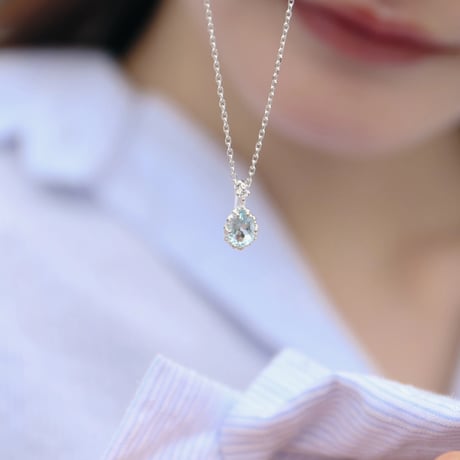Pale Blue Dawn Necklace