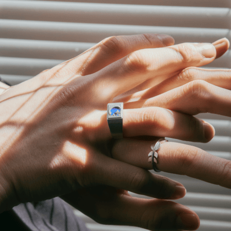 Midnight Bloom Ring