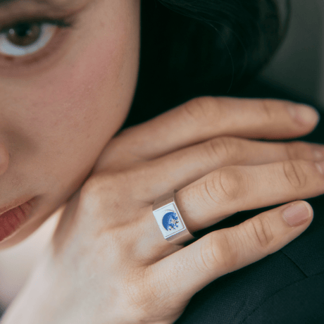 Midnight Bloom Ring