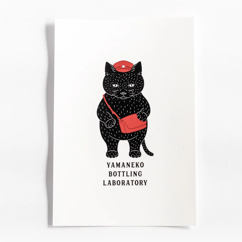 山猫瓶詰研究所】ポストカード：郵便猫 | ヨルノ雑貨 オンラインショップ