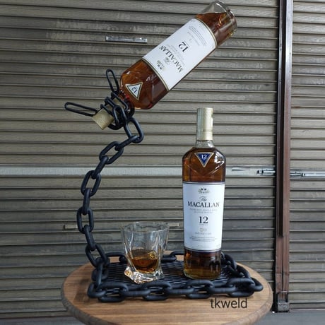 whiskey bottle holder