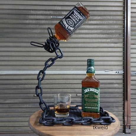 whiskey bottle holder