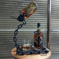 whiskey bottle holder