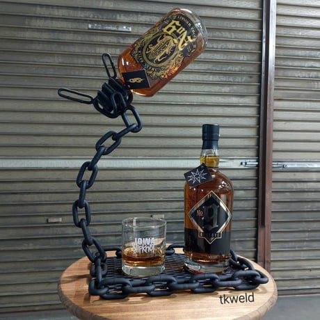 whiskey bottle holder