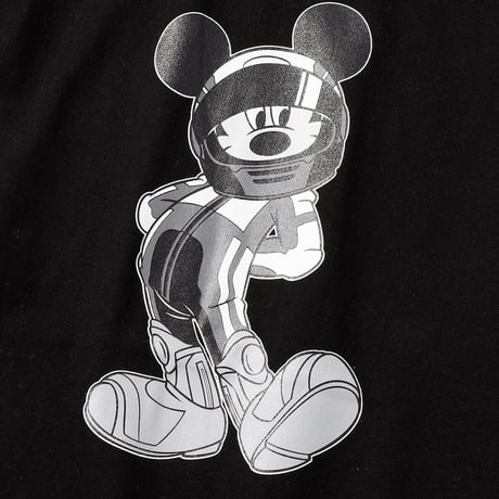 YOSHRDAROBERTO DISNEY COLLECTION ライダーミッキーマウス 半袖Tシャツ(MONO)