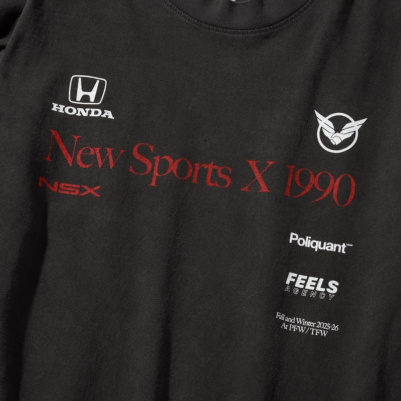 HONDA x Poliquant x 吉田ロベルト 長袖Tシャツ | GASOLINE NA