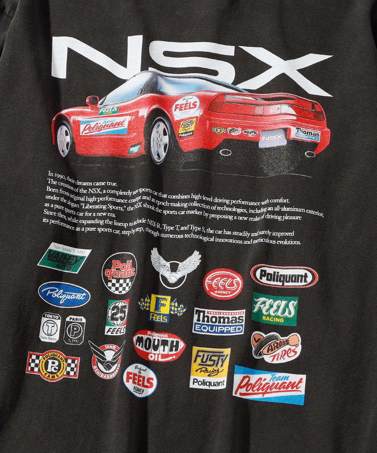 HONDA x Poliquant x 吉田ロベルト 長袖Tシャツ | GASOLINE NA