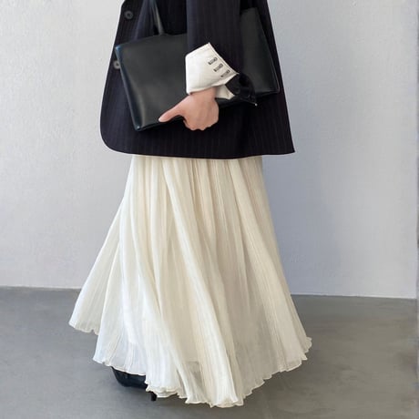 light pleated airy skirt｜ライトプリーツエアリースカート　HD1025