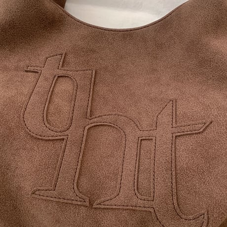 Soft Suede Logo Tote Bag｜ソフトスエードロゴトートバッグ（4color）　 HH1008