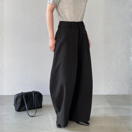 wide curve tuck pants｜ワイドカーブタックパンツ（3color）　HC1034