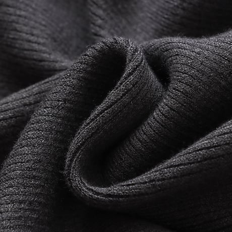 Soft Rib U-Neck Knit｜ソフトリブUネックニット（3color）　HB1030