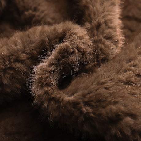 Soft Fur V-Neck Jacket｜ ソフトファーVネックジャケット（3color）　 HA1042