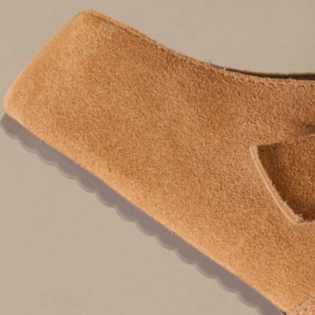 Soft Suede Buckle Shoes｜スエード調バックルフラットシューズ（3color）　 HG1011