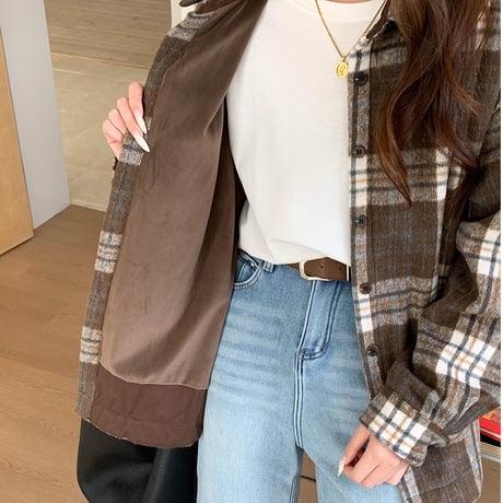 Warm Check Fleece Shirt Jacket｜ウォームチェックフリースシャツジャケット（3color）　 HA1030