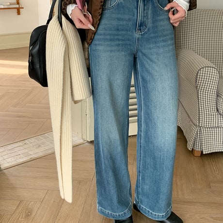 Cozy Winter Straight Denim｜コージーウィンターストレートデニム　HC1005