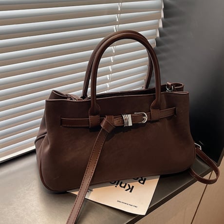 Retro Buckle Hand Bag｜レトロバックルハンドバッグ  （4color）　 HH1025