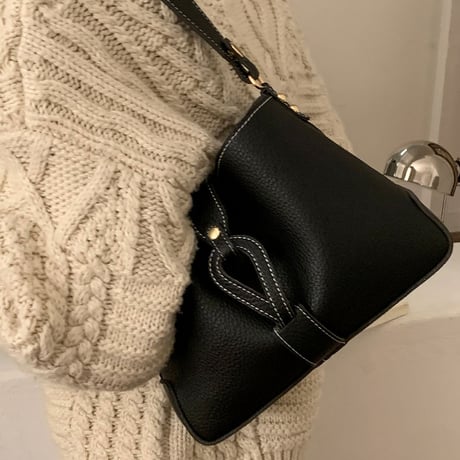 Stitch Bucket Bag｜ソフトステッチバケットバッグ（4color）　HH1031