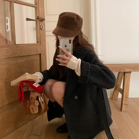 Cozy Soft Lapel Wool Coat｜コージーソフトラペルウールコート（4color）　HA1012