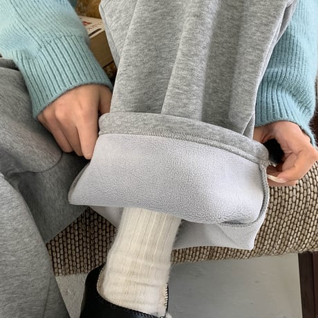 Soft Fleece Wide Sweat Pants｜裏起毛ワイドスウェットパンツ（3color）　HC1001