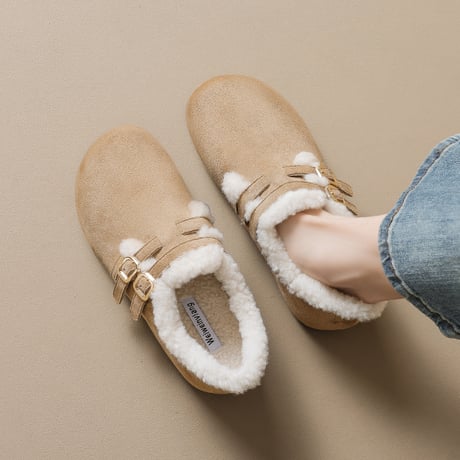 Warm Suede Fur Shoes｜ウォームスエード ファーシューズ（3color）　 HG1003