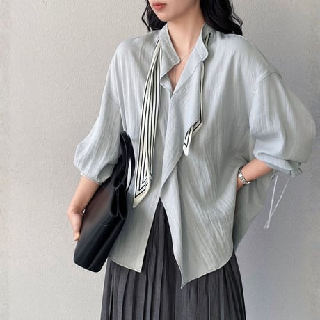 scarf tie airy blouse｜スカーフタイエアリーブラウス（2color）　HB1087