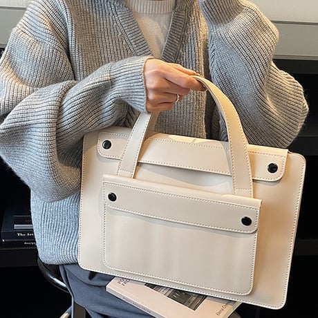 Classic Square Hand Bag｜クラシックスクエアハンドバッグ（4color）　HH1012