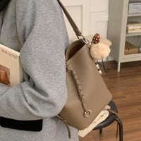 Soft Bucket Shoulder Bag｜ソフトバケットショルダーバッグ（4color）　HH1022