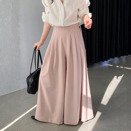 soft flow wide pants｜ソフトフローワイドパンツ（2color）　HC1035