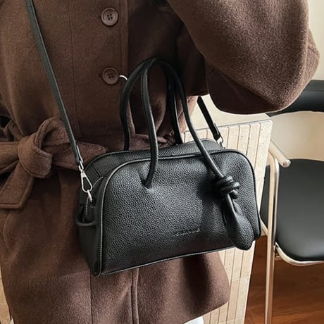Knot Mini Boston Bag｜ノットデザインミニボストンバッグ（4color）　 HH1002