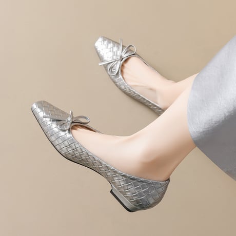 Ribbon Low Heel Pumps｜リボンローヒールパンプス（2color）　HG1021