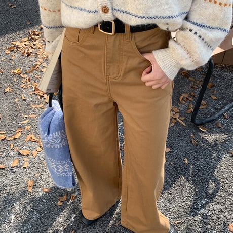 Wide Cotton Pants｜ワイドコットンパンツ　HC1015