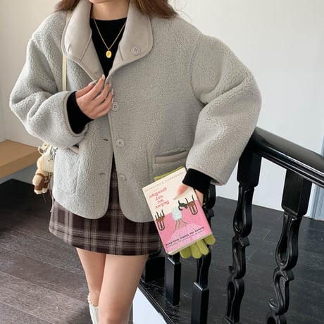 Reversible Cozy Fleece Jacket｜リバーシブルフリースジャケット（4color）　 HA1021