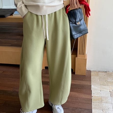 Warm Relax Wide Pants｜裏起毛リラックスワイドパンツ（9color）　HC1016