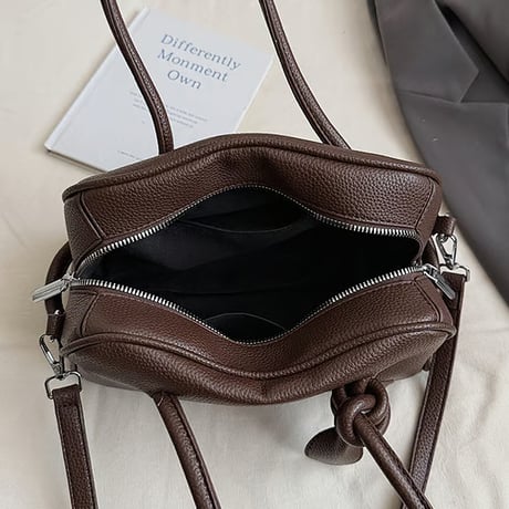 Knot Mini Boston Bag｜ノットデザインミニボストンバッグ（4color）　 HH1002
