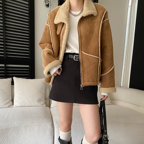 Shearling Short Jacket｜シアリングショートジャケット（2color）　 HA1045