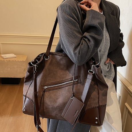 Vintage Stitch Shoulder Bag｜ヴィンテージステッチショルダーバッグ（4color）　HH1018