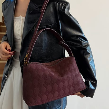 Winter Texture Hand Bag  ｜ウィンターテクスチャーハンドバッグ （4color）　HH1026