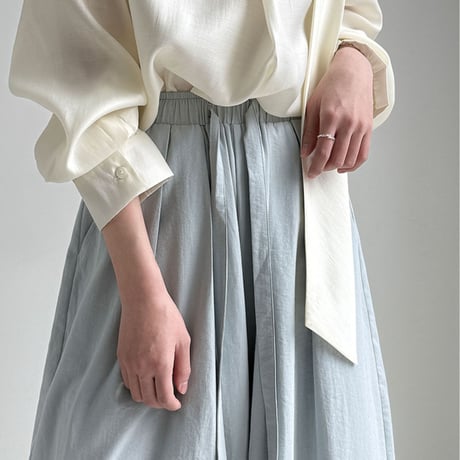 Relax Drawstring Wide Pants｜ドローストリングリラックスワイドパンツ（3color）　HC1029